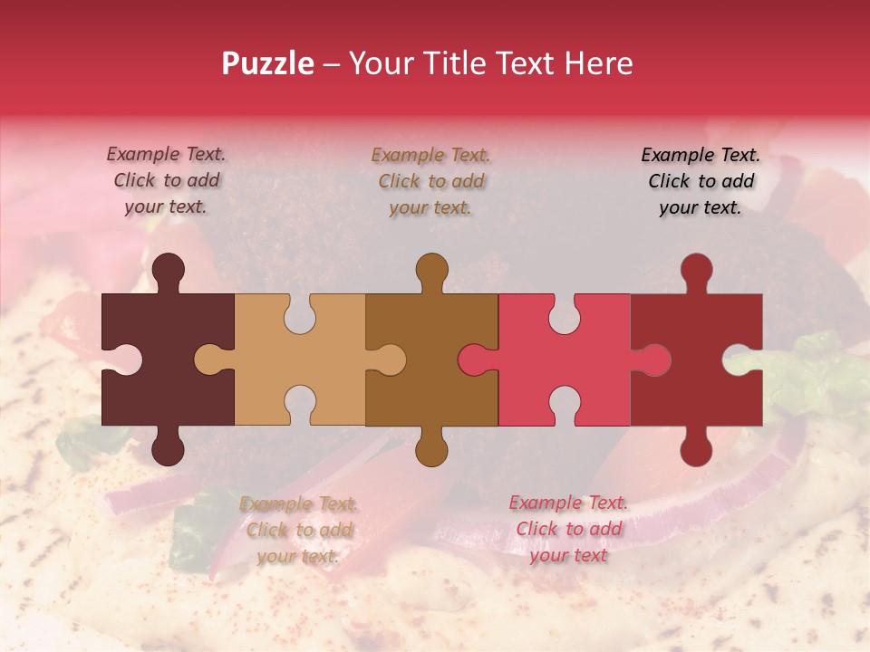 Sandwich Garbanzos Appetizer PowerPoint Template