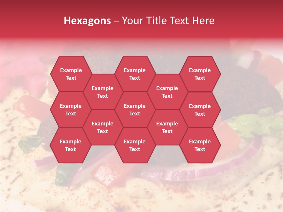 Sandwich Garbanzos Appetizer PowerPoint Template