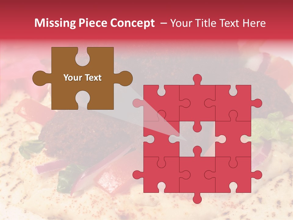 Sandwich Garbanzos Appetizer PowerPoint Template