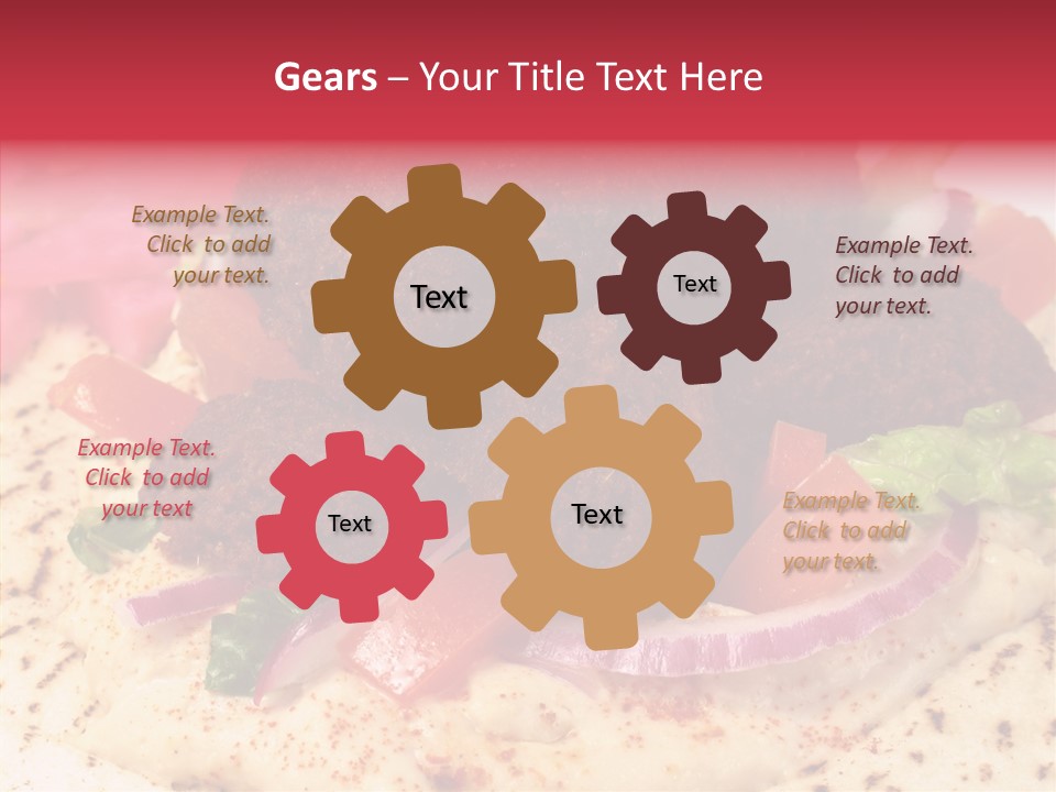 Sandwich Garbanzos Appetizer PowerPoint Template