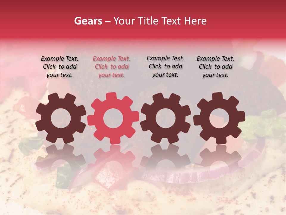 Sandwich Garbanzos Appetizer PowerPoint Template