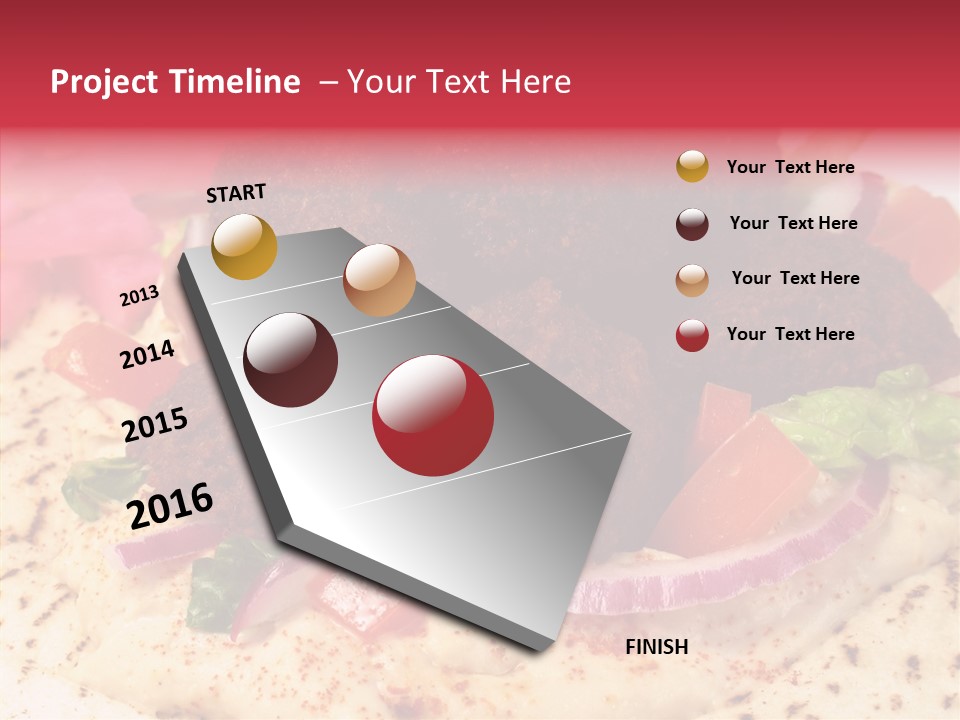 Sandwich Garbanzos Appetizer PowerPoint Template