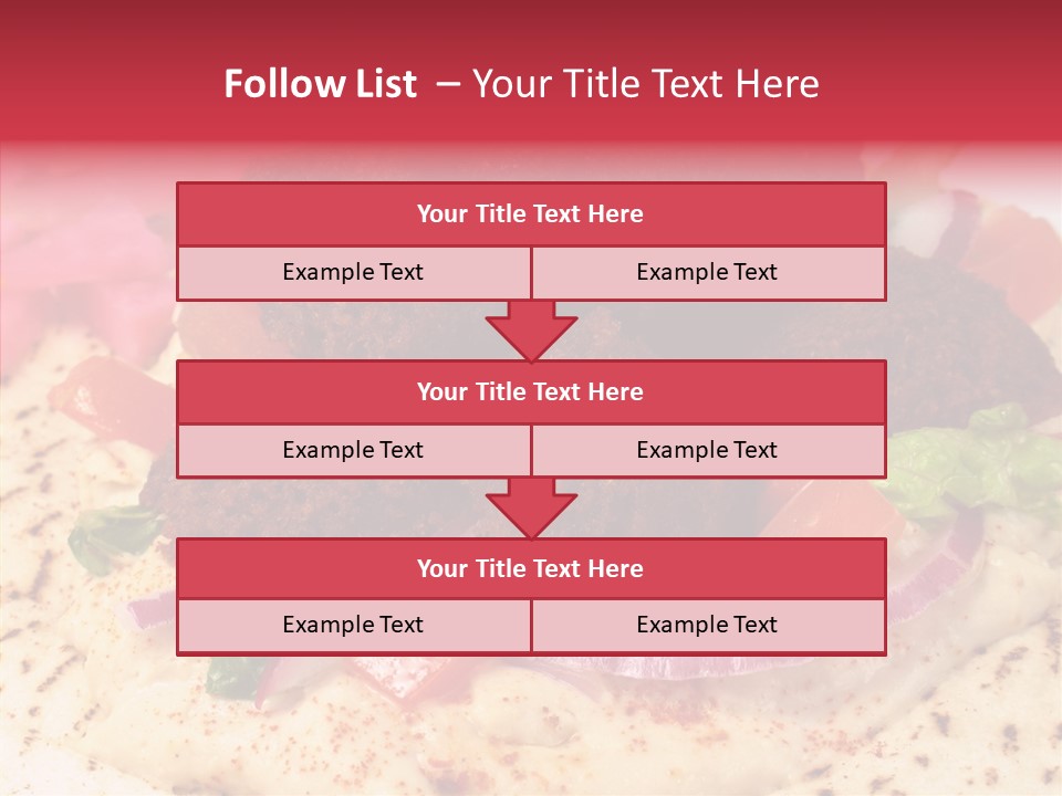 Sandwich Garbanzos Appetizer PowerPoint Template