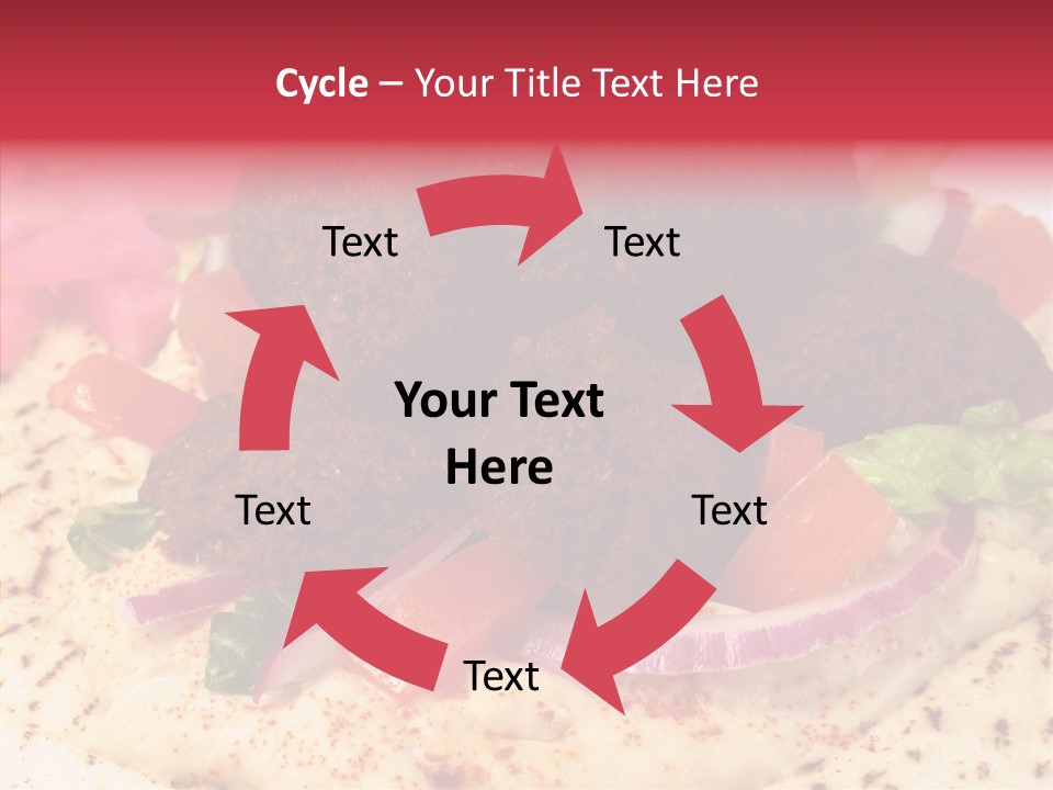 Sandwich Garbanzos Appetizer PowerPoint Template