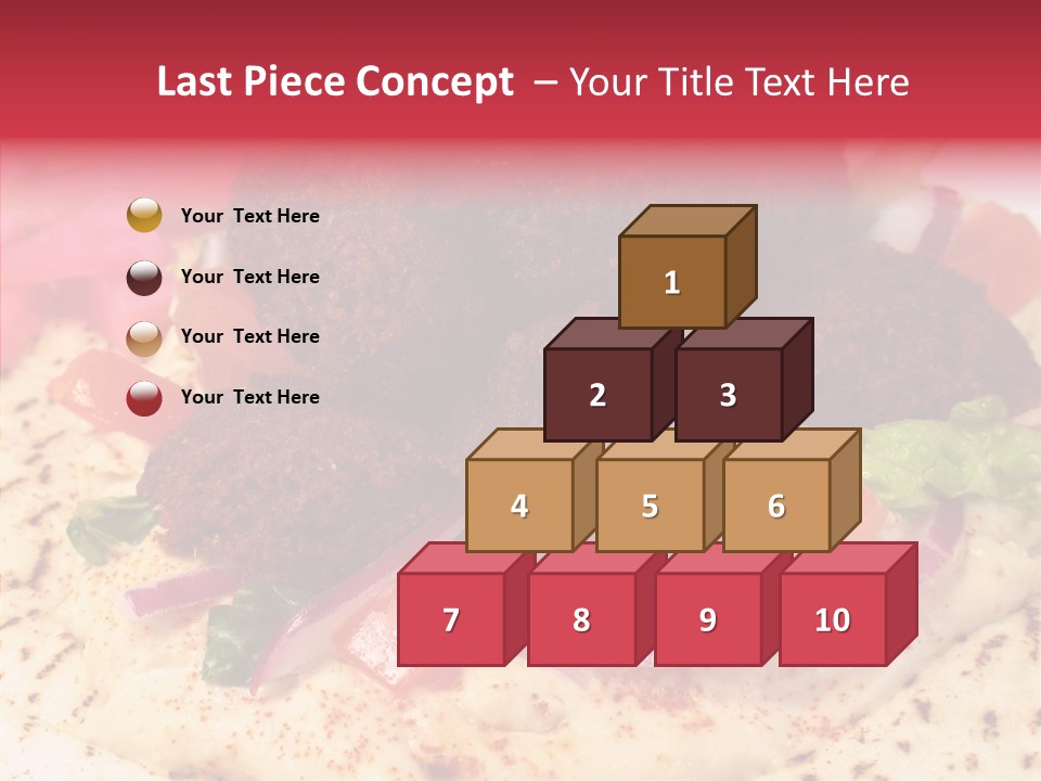 Sandwich Garbanzos Appetizer PowerPoint Template