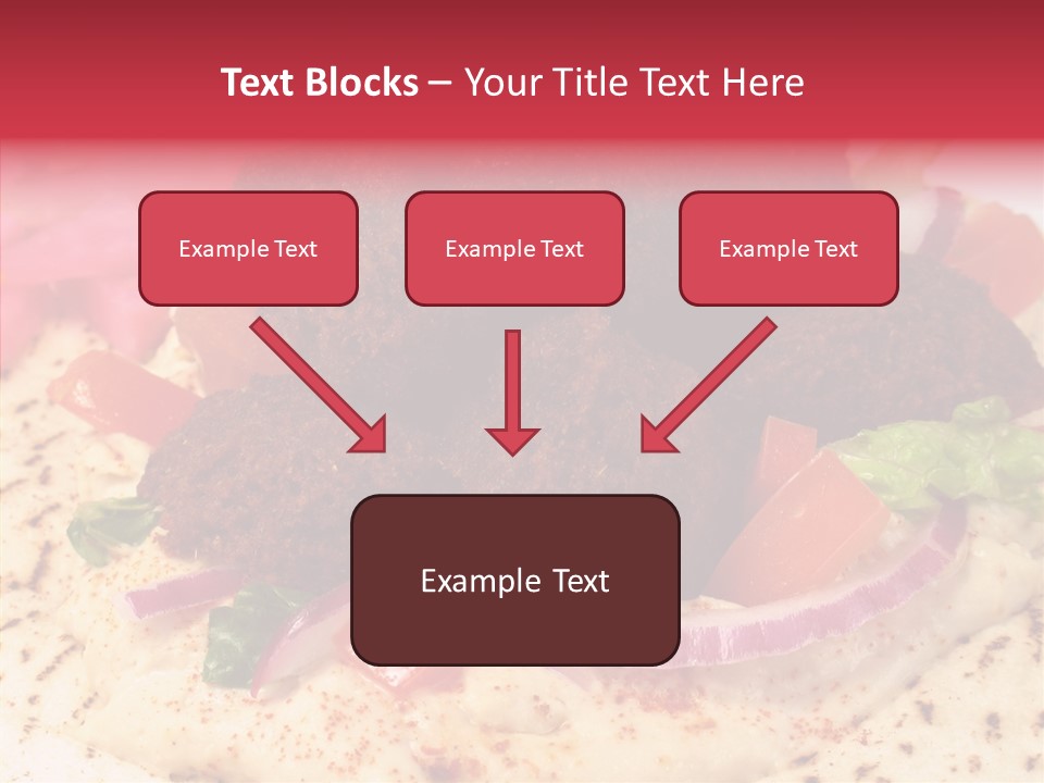 Sandwich Garbanzos Appetizer PowerPoint Template