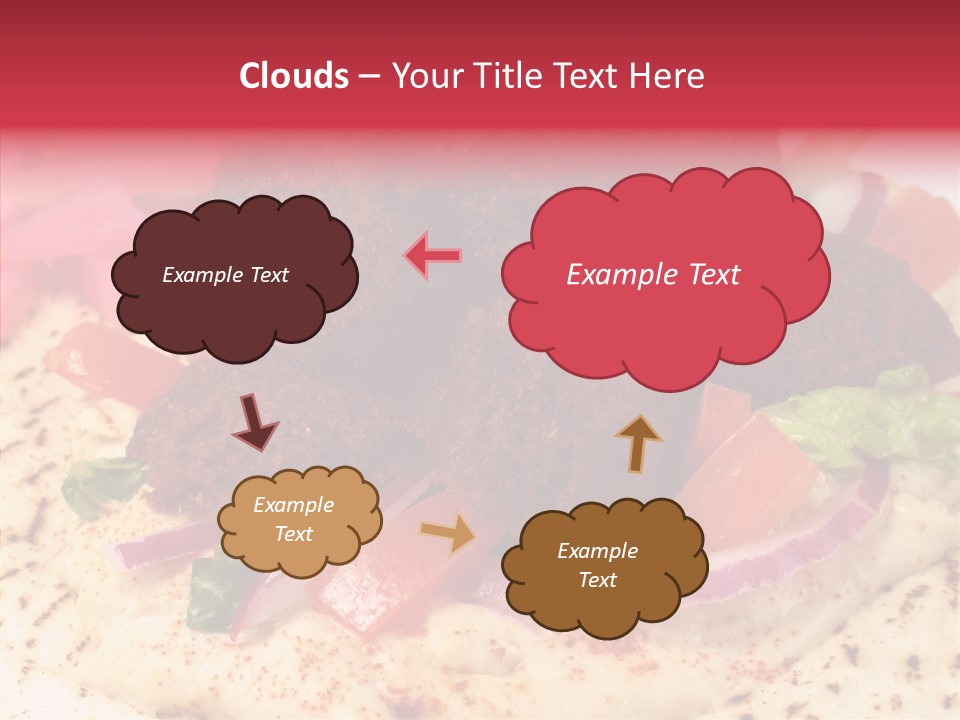Sandwich Garbanzos Appetizer PowerPoint Template