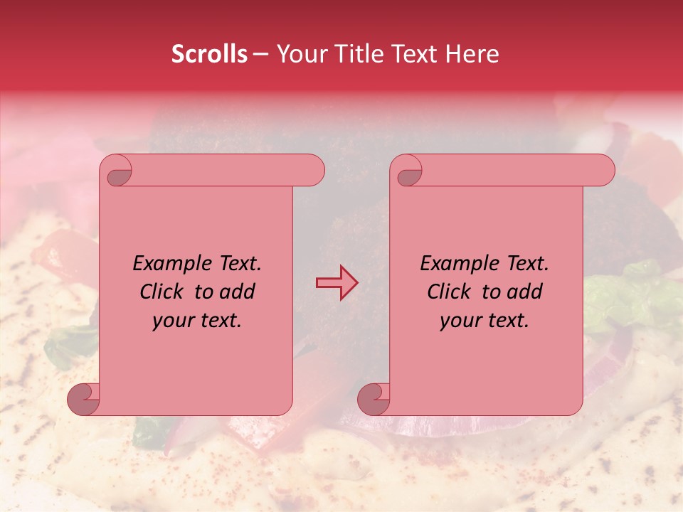 Sandwich Garbanzos Appetizer PowerPoint Template