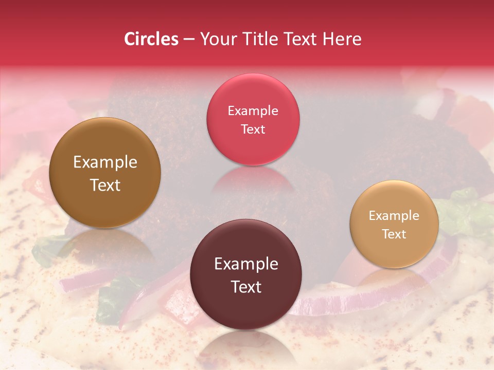 Sandwich Garbanzos Appetizer PowerPoint Template