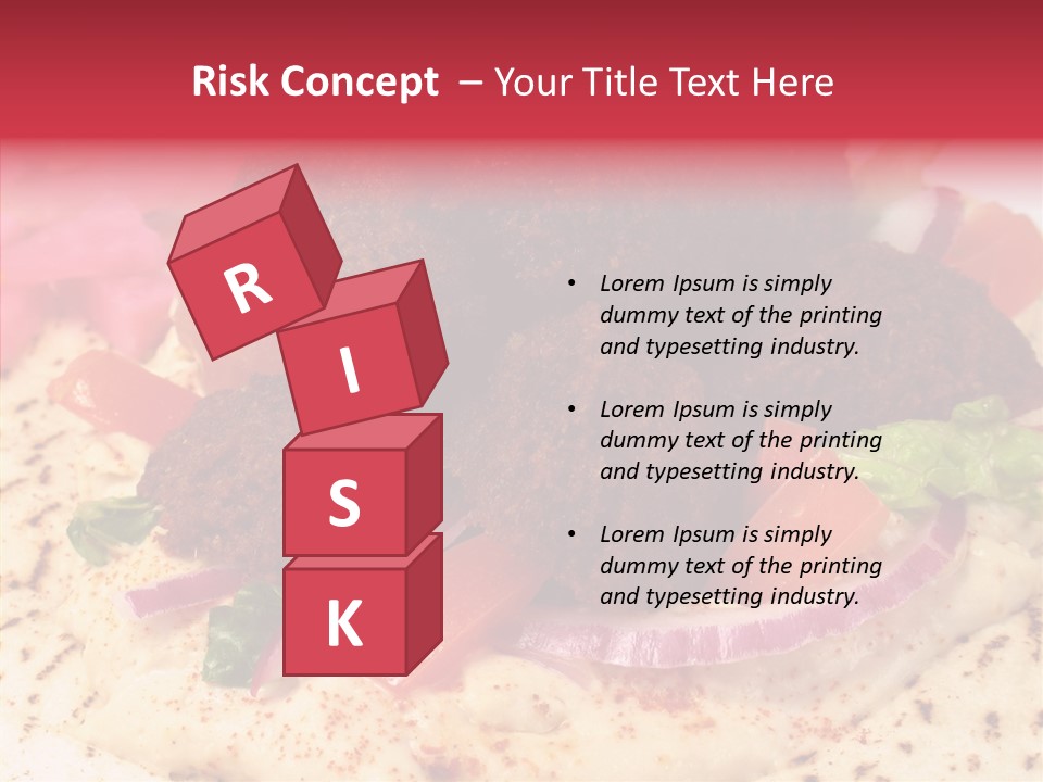 Sandwich Garbanzos Appetizer PowerPoint Template