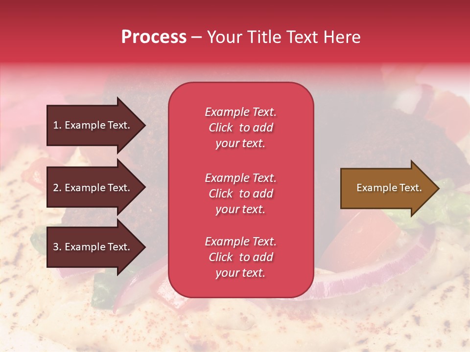 Sandwich Garbanzos Appetizer PowerPoint Template