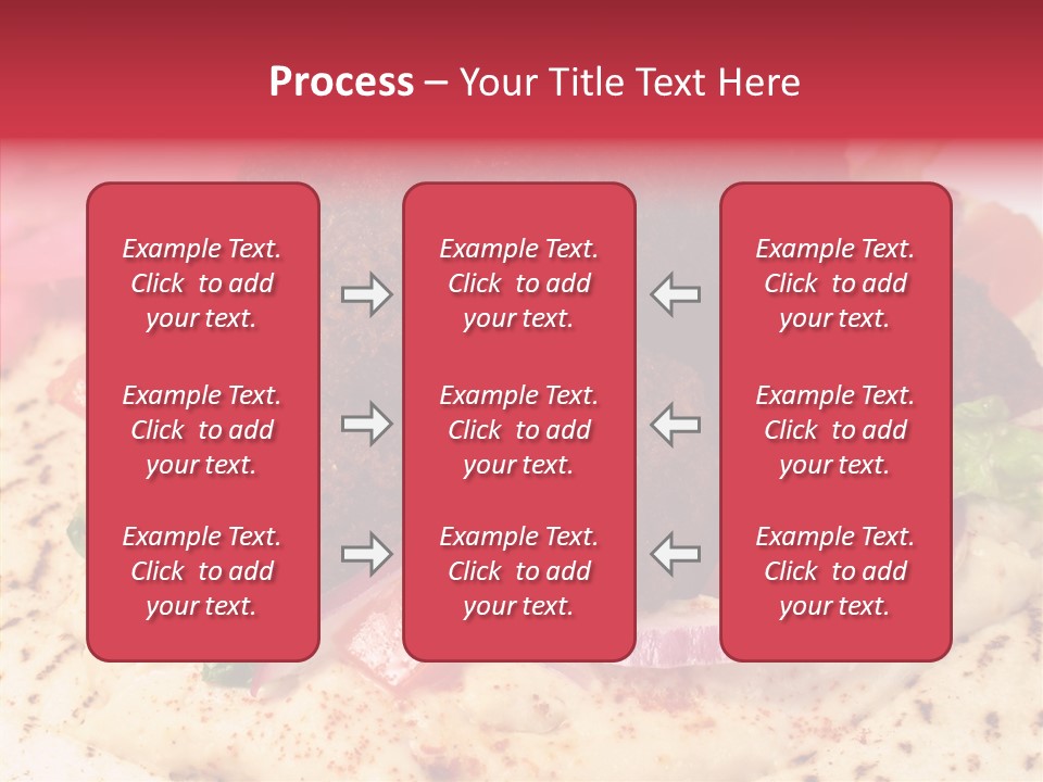 Sandwich Garbanzos Appetizer PowerPoint Template