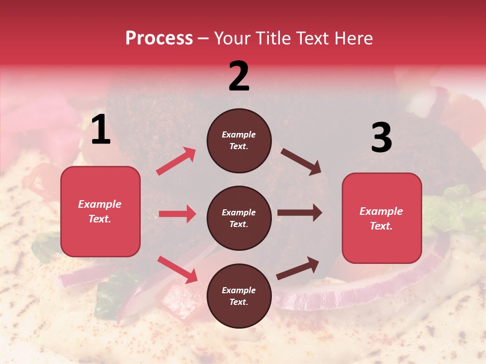 Sandwich Garbanzos Appetizer PowerPoint Template