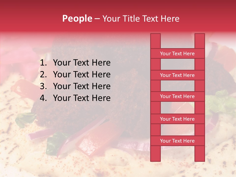 Sandwich Garbanzos Appetizer PowerPoint Template