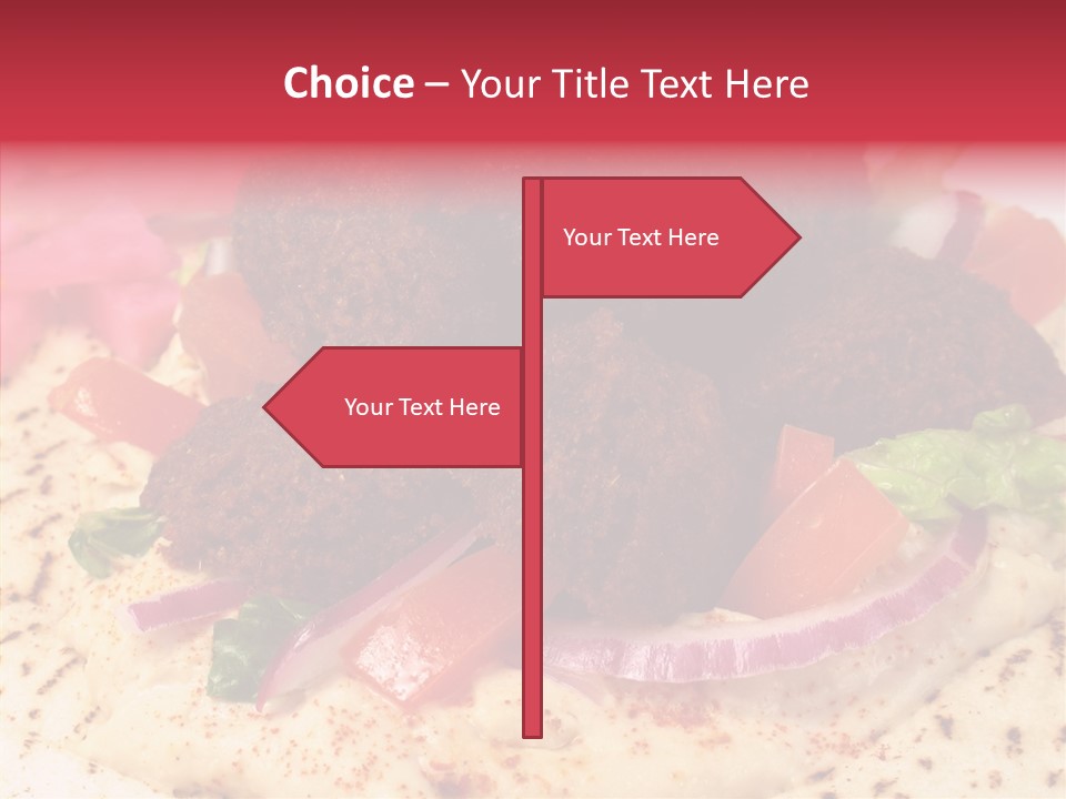 Sandwich Garbanzos Appetizer PowerPoint Template