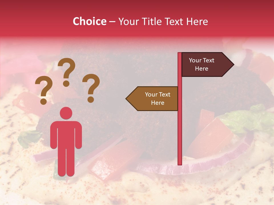 Sandwich Garbanzos Appetizer PowerPoint Template