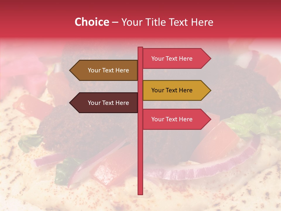 Sandwich Garbanzos Appetizer PowerPoint Template