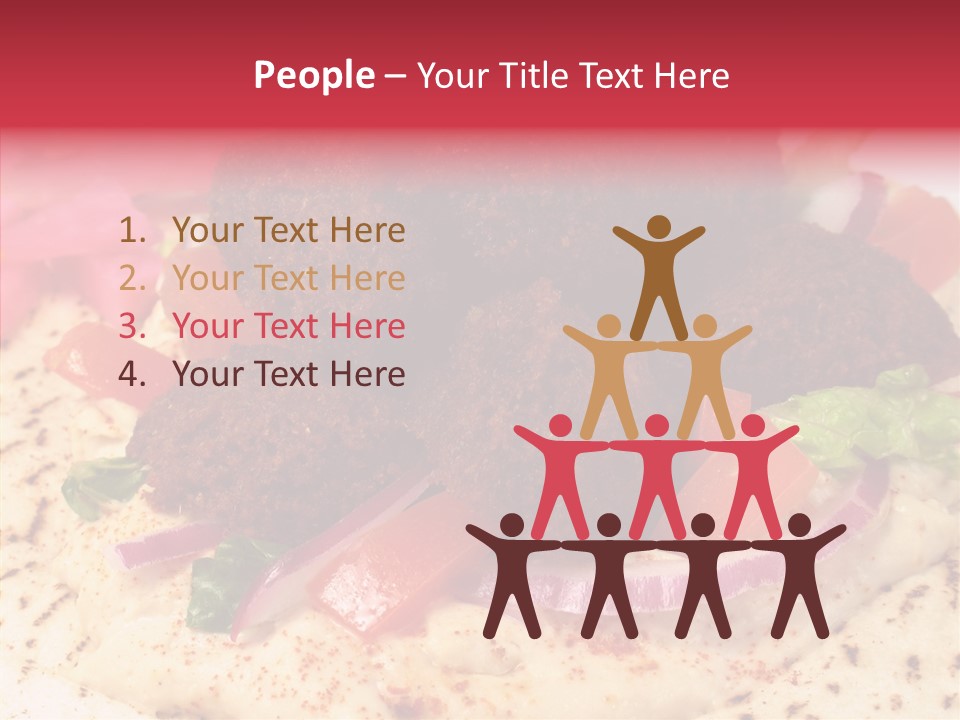 Sandwich Garbanzos Appetizer PowerPoint Template