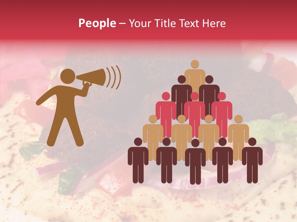 Sandwich Garbanzos Appetizer PowerPoint Template