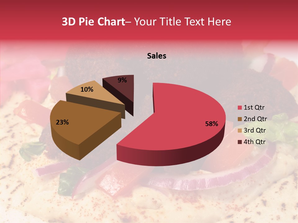 Sandwich Garbanzos Appetizer PowerPoint Template