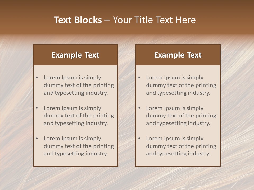 Brilliance Beauty Brown PowerPoint Template