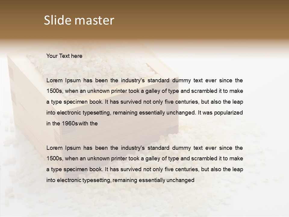 Rice Asian Indian PowerPoint Template