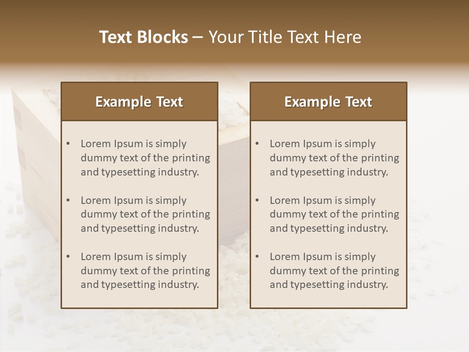 Rice Asian Indian PowerPoint Template