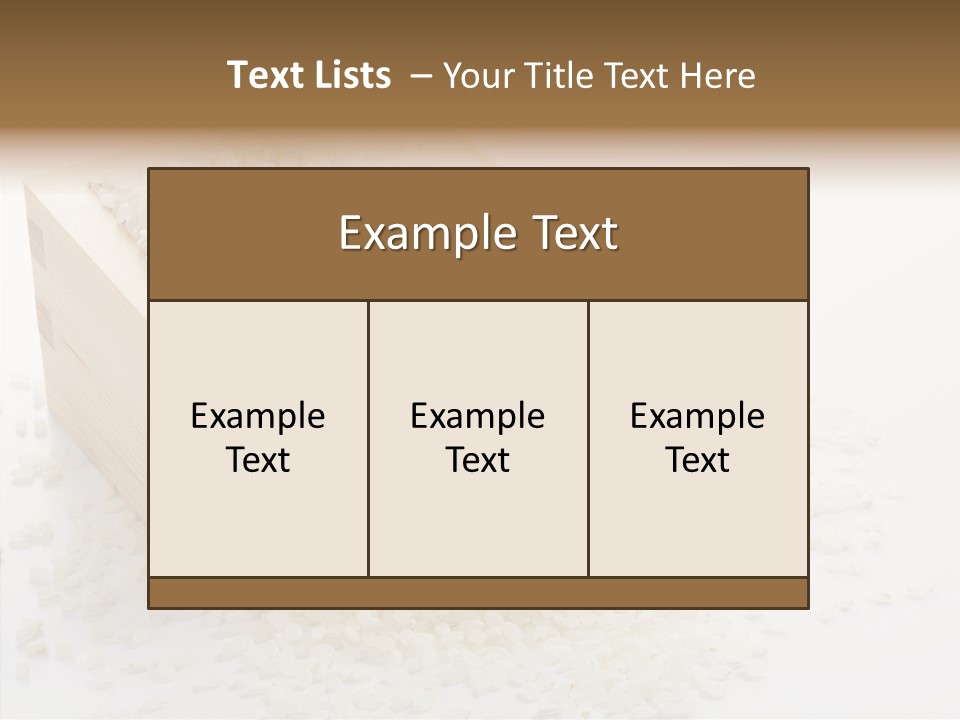 Rice Asian Indian PowerPoint Template