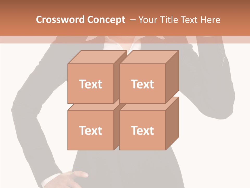 Happy Face Person PowerPoint Template