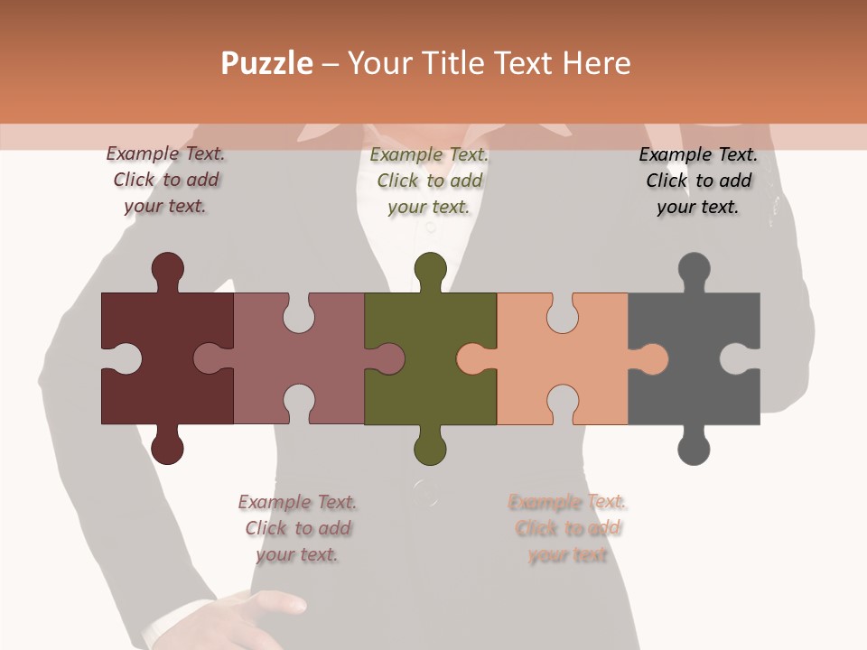 Happy Face Person PowerPoint Template