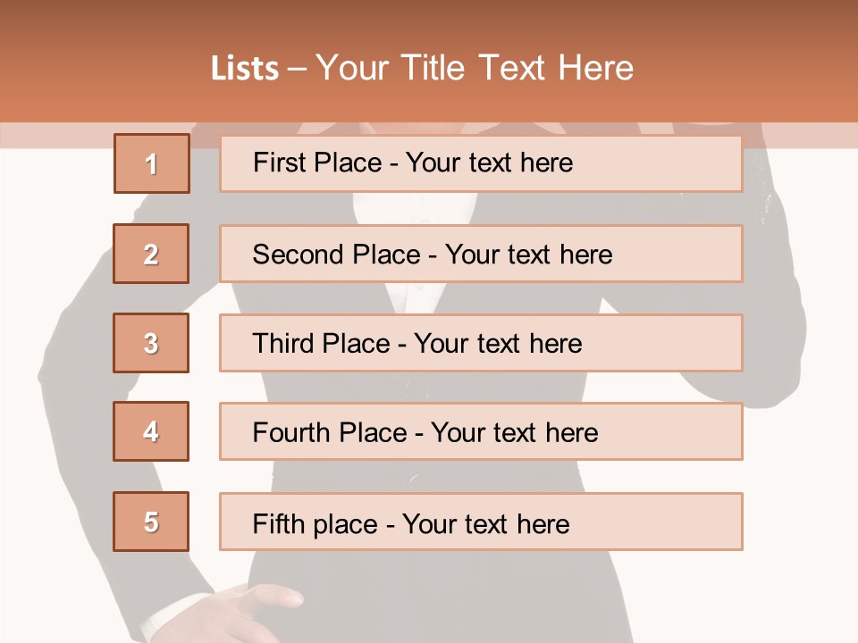 Happy Face Person PowerPoint Template