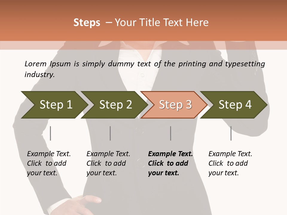 Happy Face Person PowerPoint Template