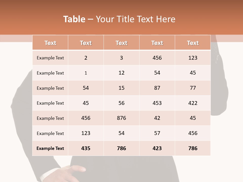 Happy Face Person PowerPoint Template