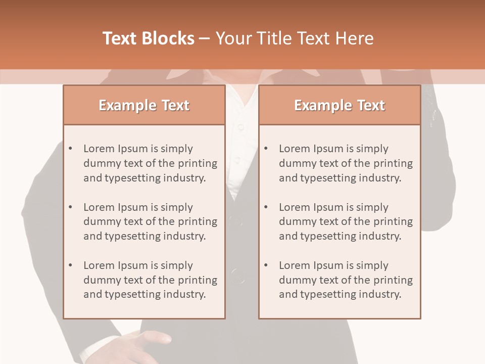 Happy Face Person PowerPoint Template