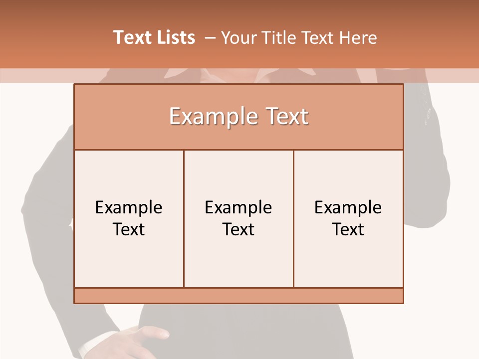 Happy Face Person PowerPoint Template