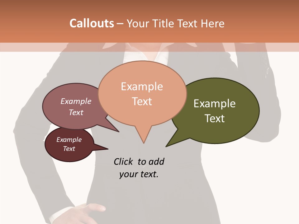 Happy Face Person PowerPoint Template