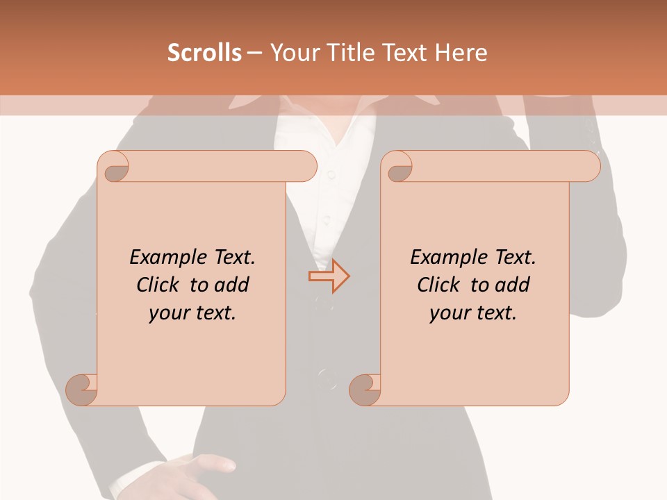 Happy Face Person PowerPoint Template