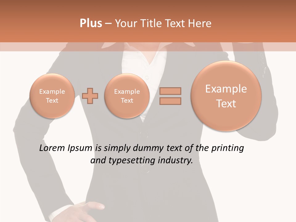 Happy Face Person PowerPoint Template