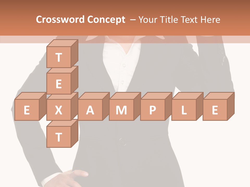 Happy Face Person PowerPoint Template