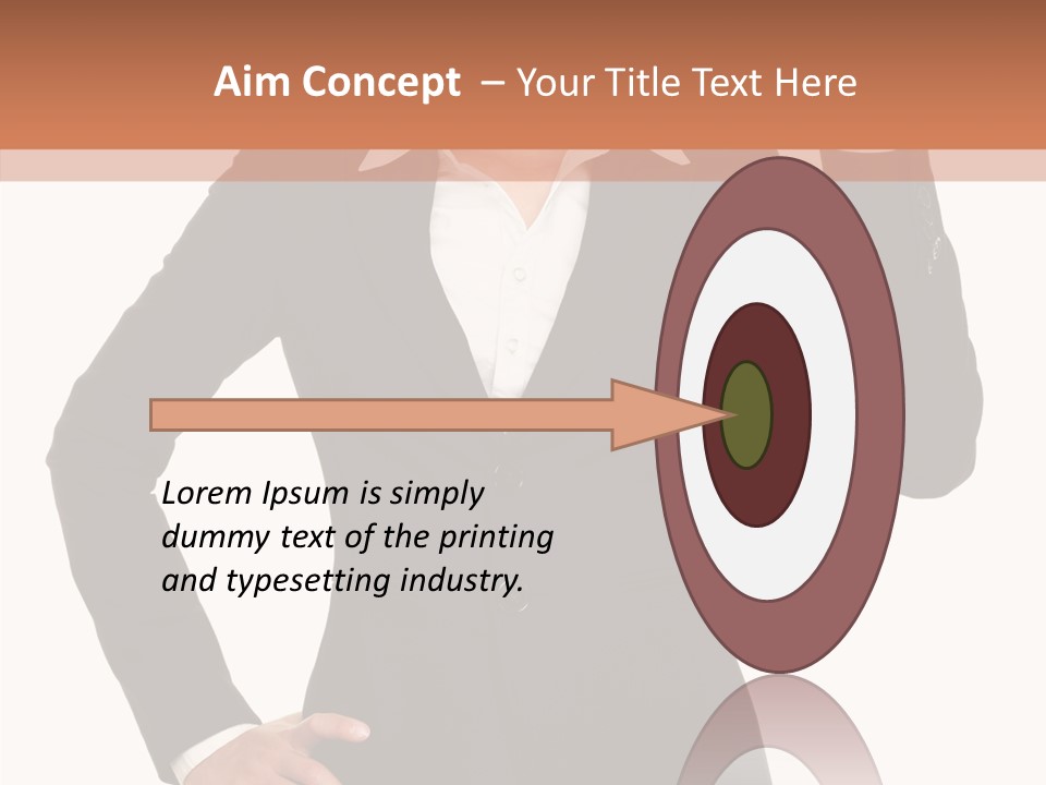 Happy Face Person PowerPoint Template
