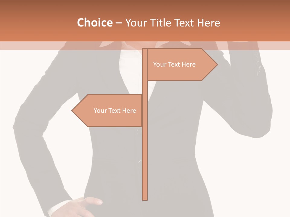 Happy Face Person PowerPoint Template