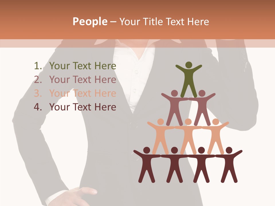 Happy Face Person PowerPoint Template