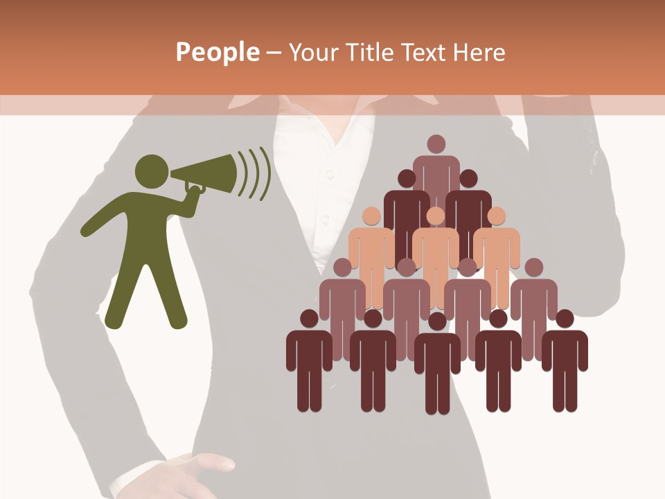 Happy Face Person PowerPoint Template