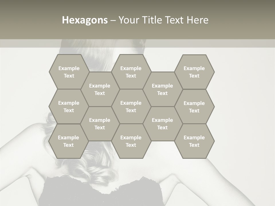 Caucasian Y Vogue PowerPoint Template