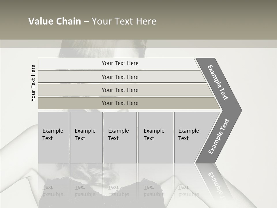 Caucasian Y Vogue PowerPoint Template