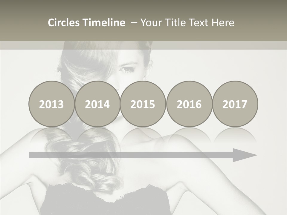 Caucasian Y Vogue PowerPoint Template