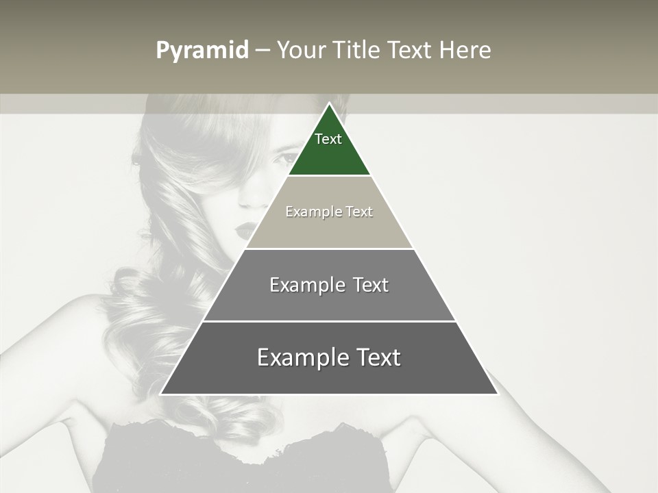 Caucasian Y Vogue PowerPoint Template