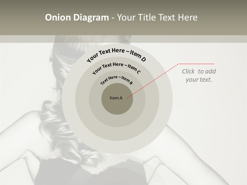 Caucasian Y Vogue PowerPoint Template