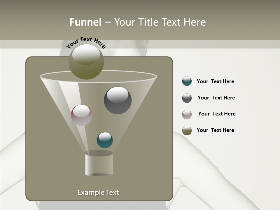 Caucasian Y Vogue PowerPoint Template