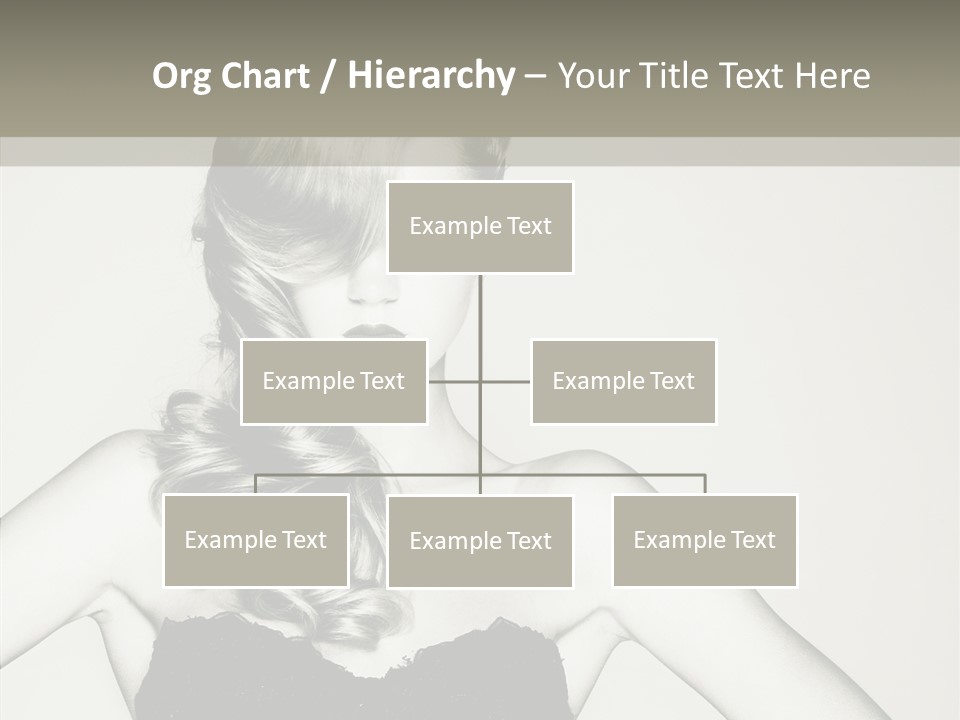 Caucasian Y Vogue PowerPoint Template